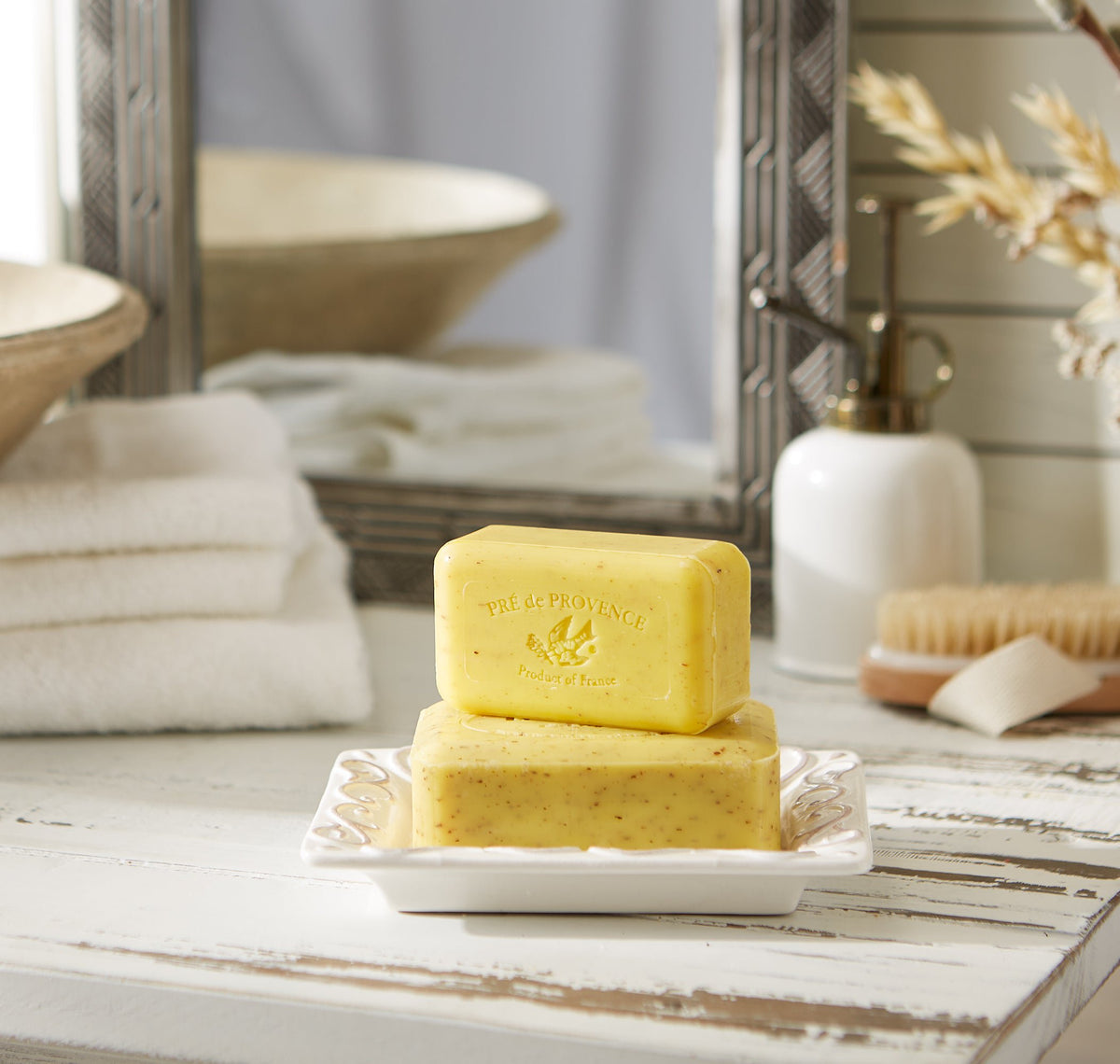 Pre de Provence Lemongrass Soap Bar, tangy citrus fragrance