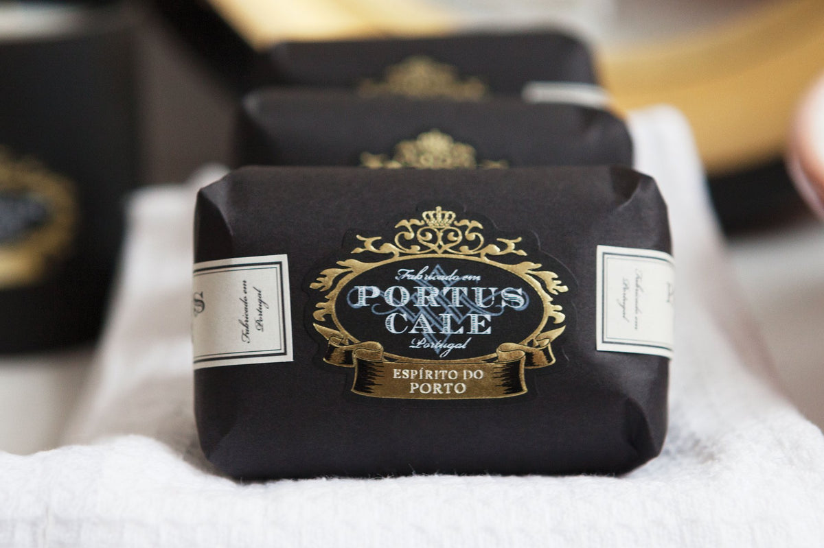 Portus Cale Ruby Red Exfoliating Luxury Bar Soap | Grapes and Red Berries