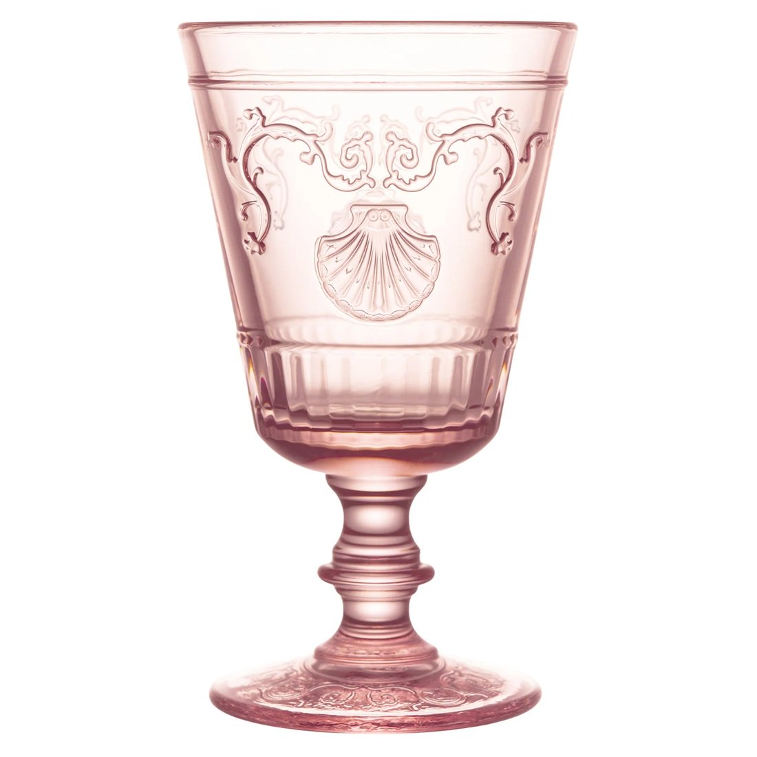 La Rochere Versailles Stemmed Glass Rose Pink – Set of 6