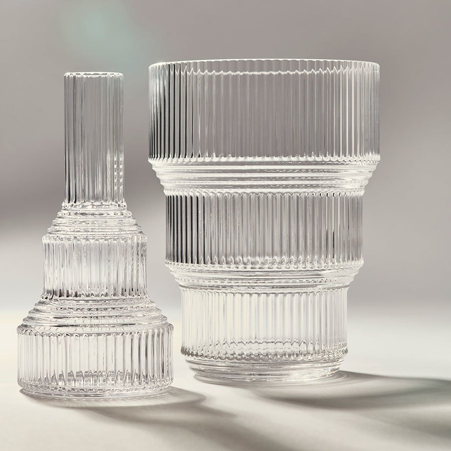 Kosta Boda Pavilion Small Vase | Clear