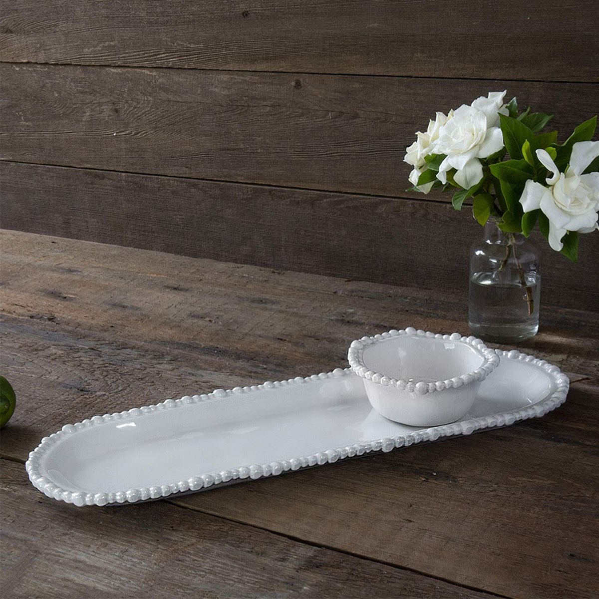 VIDA Alegria Baguette Platter in White Melamine