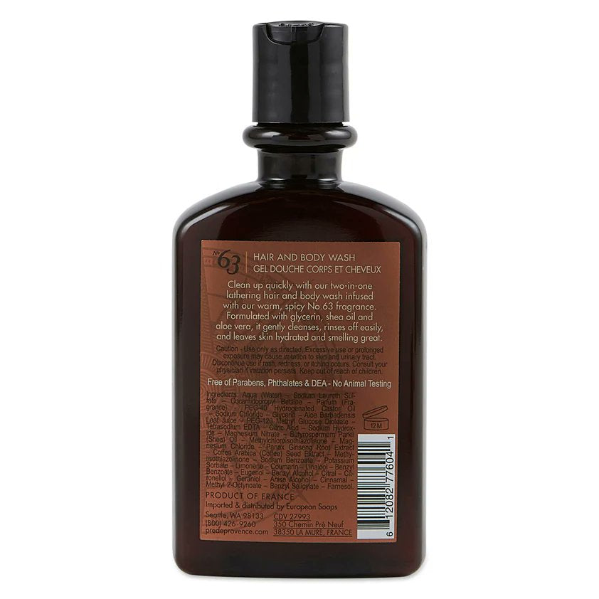Pre de Provence No. 63 Wash & Lotion Set | Cedarwood & Plum | 240ml Each