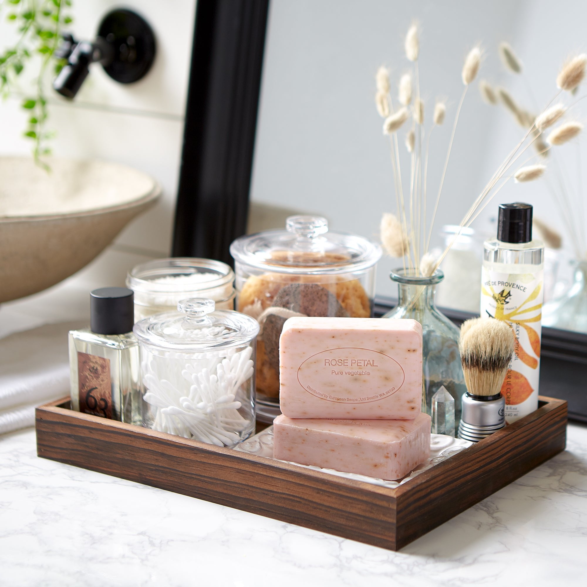 Pre de Provence Rose Petal Soap Bar pack, paraben-free and cruelty-free