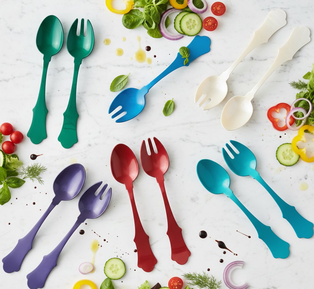 Old Fashion Honorine Salad Server Set