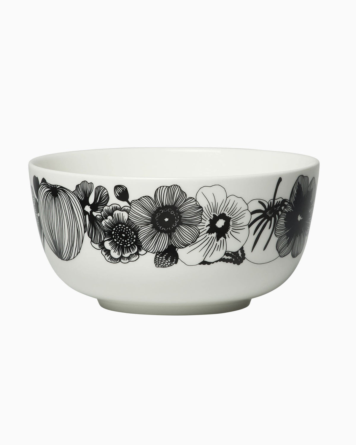 Oiva Siirtolapuutarha Large Bowl | Black & White Garden
