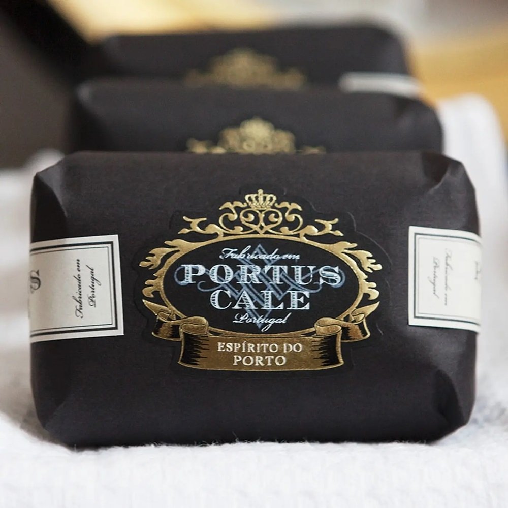 Portus Cale Ruby Red Triple Milled Bar Soaps Gift Set | Grape & Red Berries