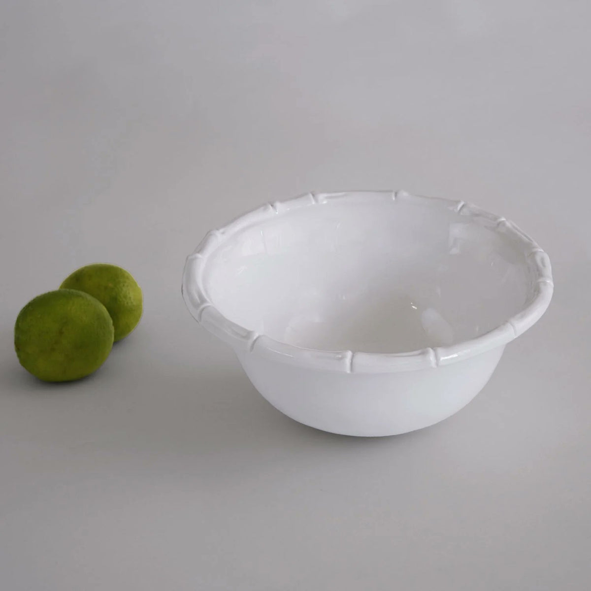 Beatriz Ball Bamboo White Cereal Bowl Set of 4 Melamine
