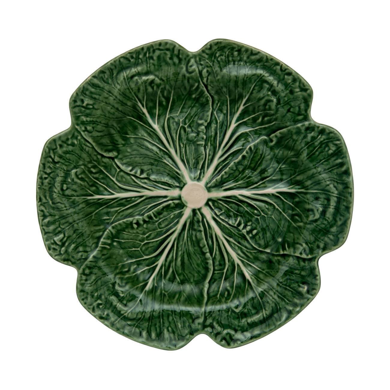Green Cabbage Charger Plate | Set of 2