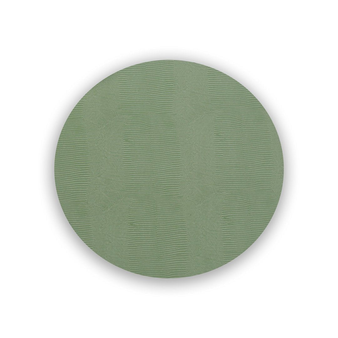 Beatriz Ball VIDA Croc Reversible Round Placemats | Set of 4 | 15.5"