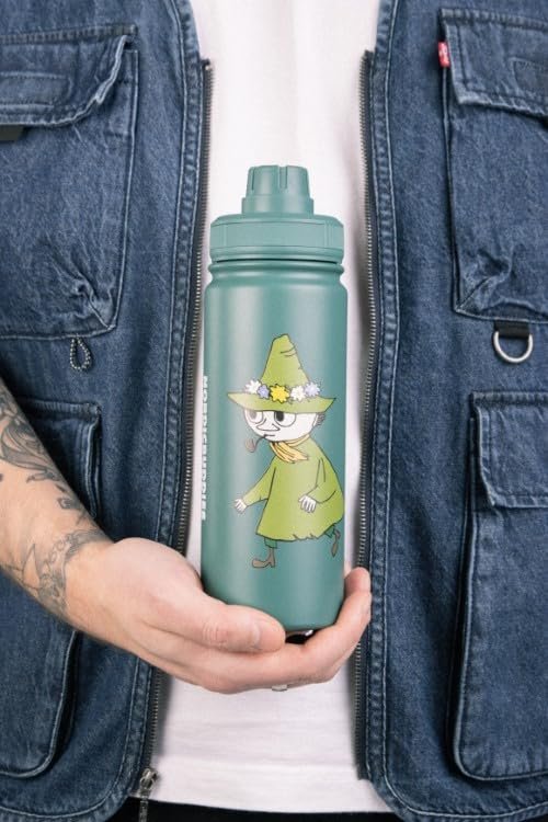 Snufkin Moomin Reusable Thermal Bottle by Nordicbuddies – 16.9 fl oz