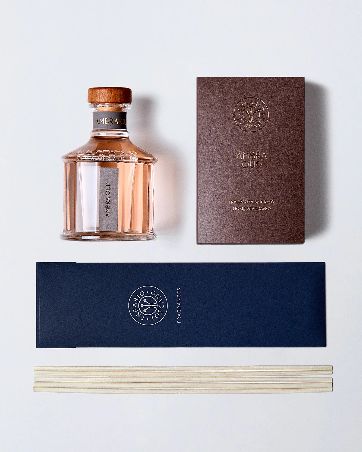 Ambra Oud (Amber Oud) Reed Diffuser | Luxury Home Fragrance