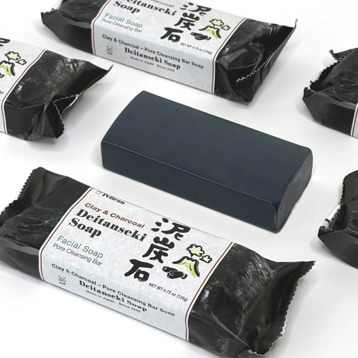 Pelican Deitanseki Charcoal Bar Soap (135g )