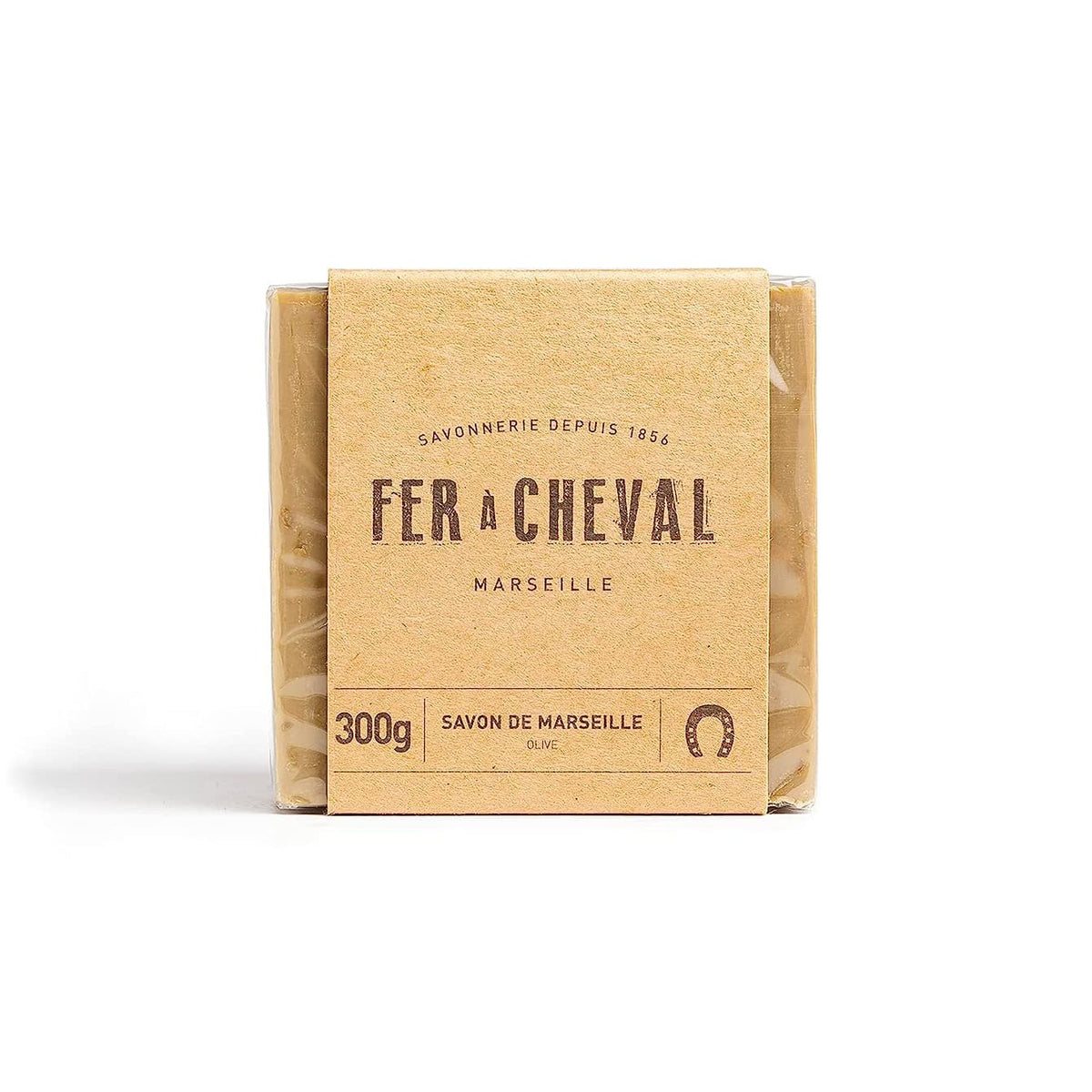 Fer a Cheval Pure Olive Savon de Marseille Cube Soap 300g Single Set of 2 Hypoallergenic