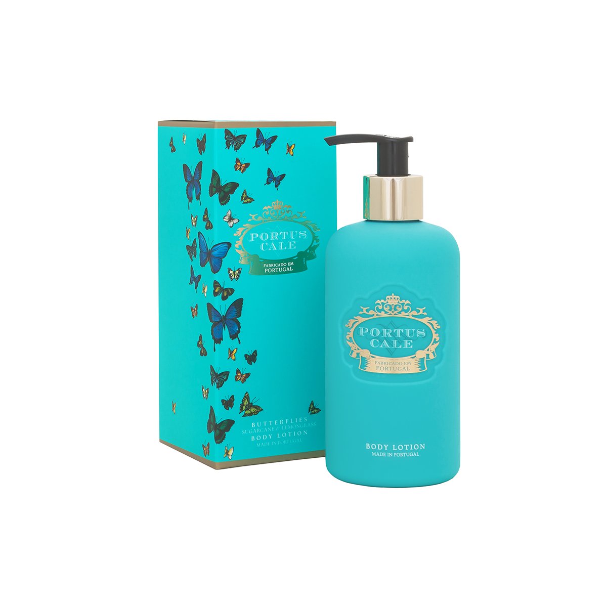 Portus Cale Butterflies Body Lotion | Sugarcane & Lemongrass
