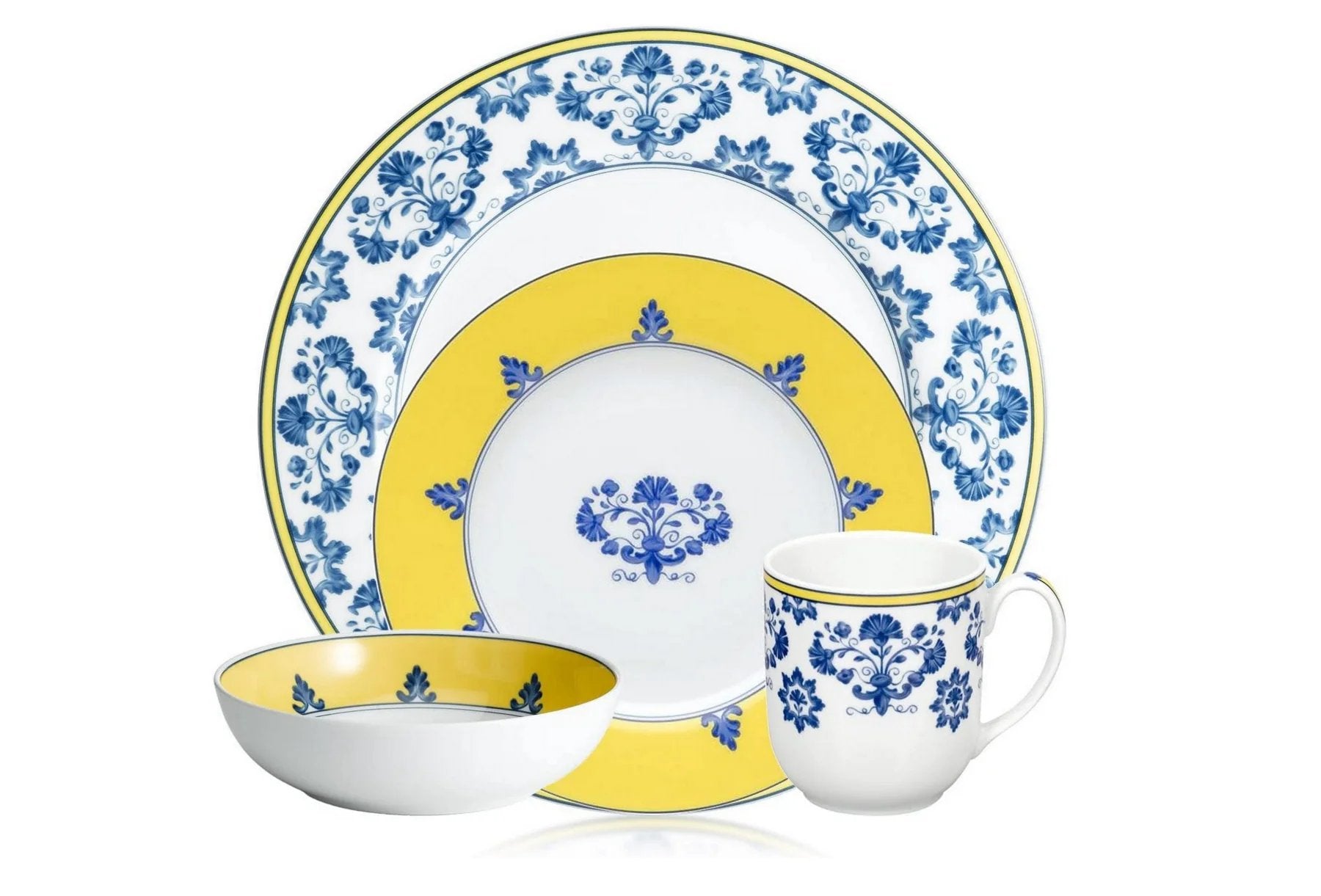Vista Alegre Castelo Branco Porcelain Place Setting | 4-Piece Set