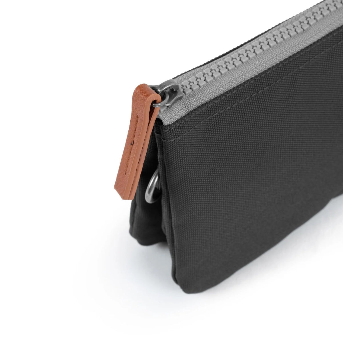 Compact Carnaby Wallet with Chunky Zip – Carbon Grey Eco-Friendly Edition