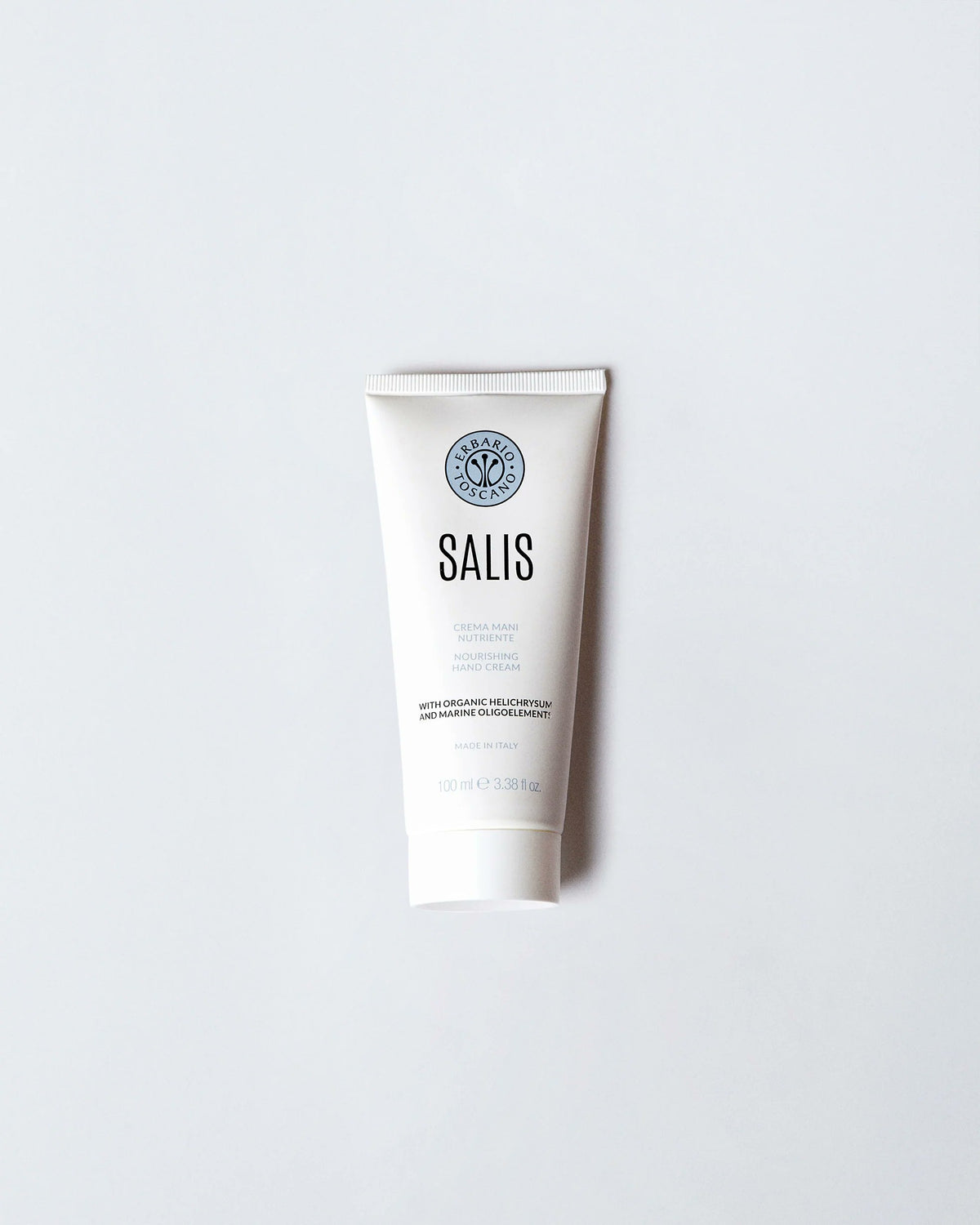 Erbario Toscano Salis hand cream packaging and label