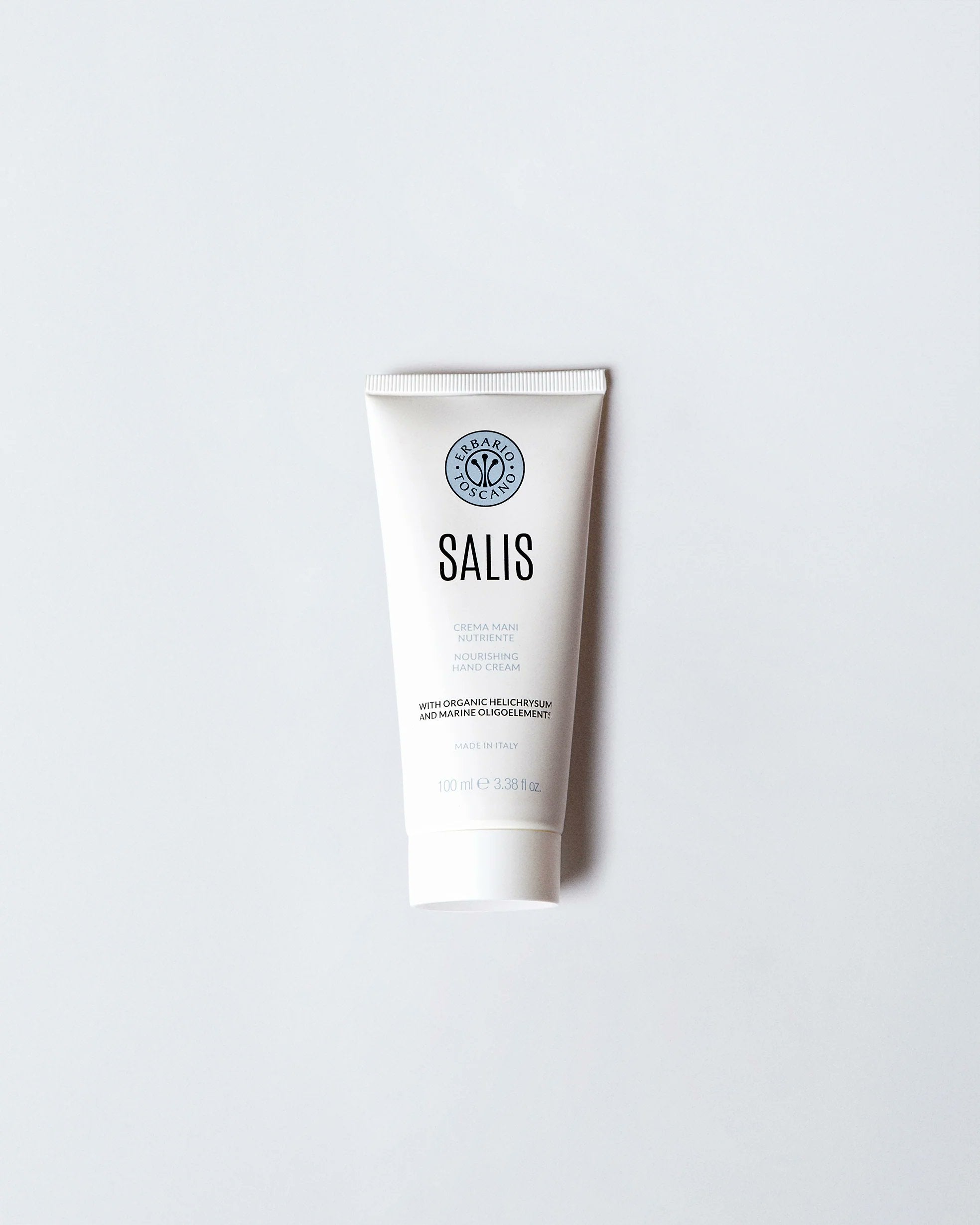 Erbario Toscano Salis hand cream packaging and label