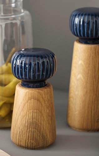Kahler Hammershoi Salt and Pepper Grinder,  Denmark Designed by Hans-Christian Bauer
