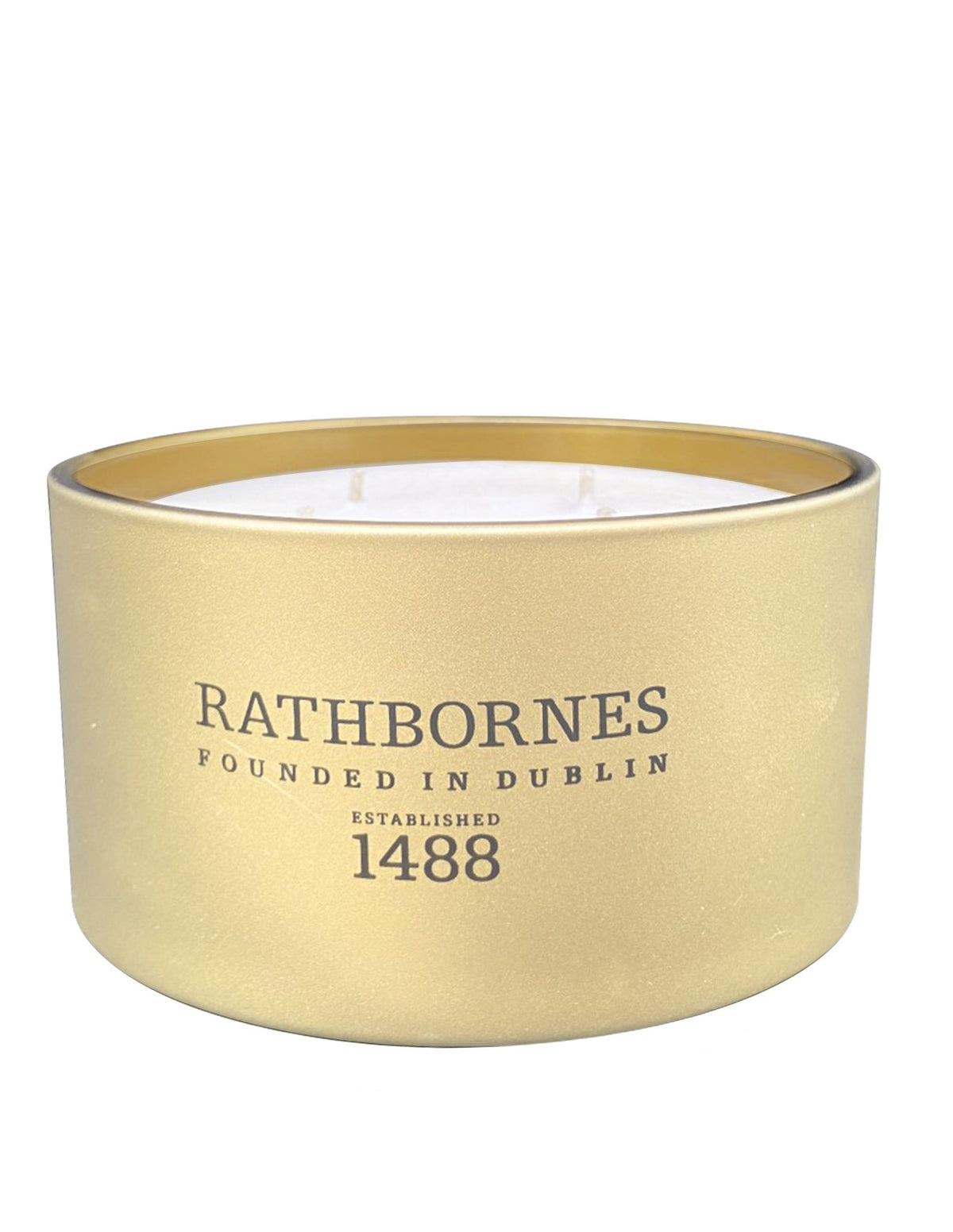 Rathbornes Dublin Christmas Scented Luxury Candle 390g | Natural Wax Clean-Burn Holyday Festive Celebration Fragrances of Eucalyptus Cinnamon Mint Orange Spices and Woody Scents Candle