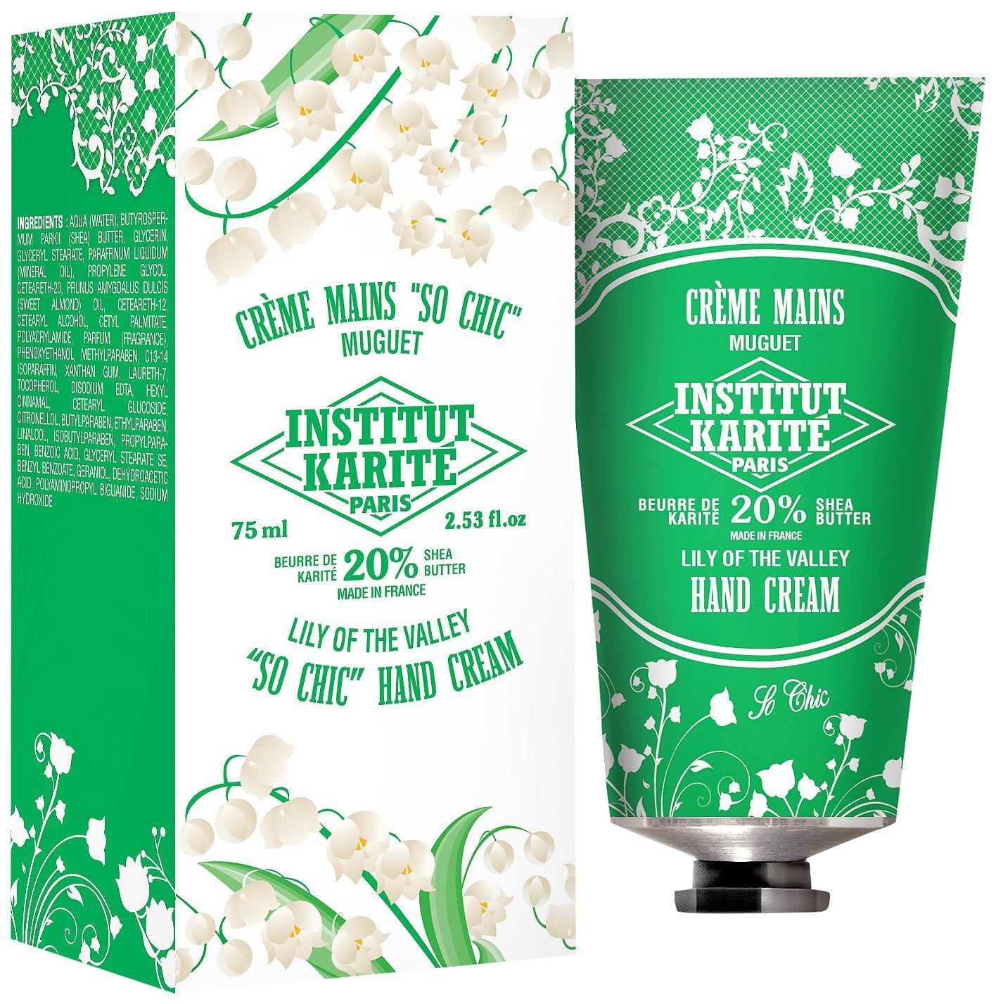 Institut Karité Paris, Lily of the Valley/ Muguet Shea Butter Hand Cream 75ml