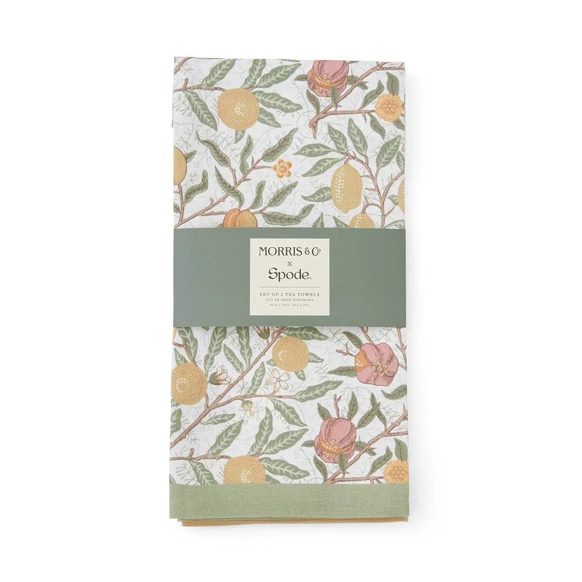 Morris & Co. Fruits & Marigold Tea Towel Set