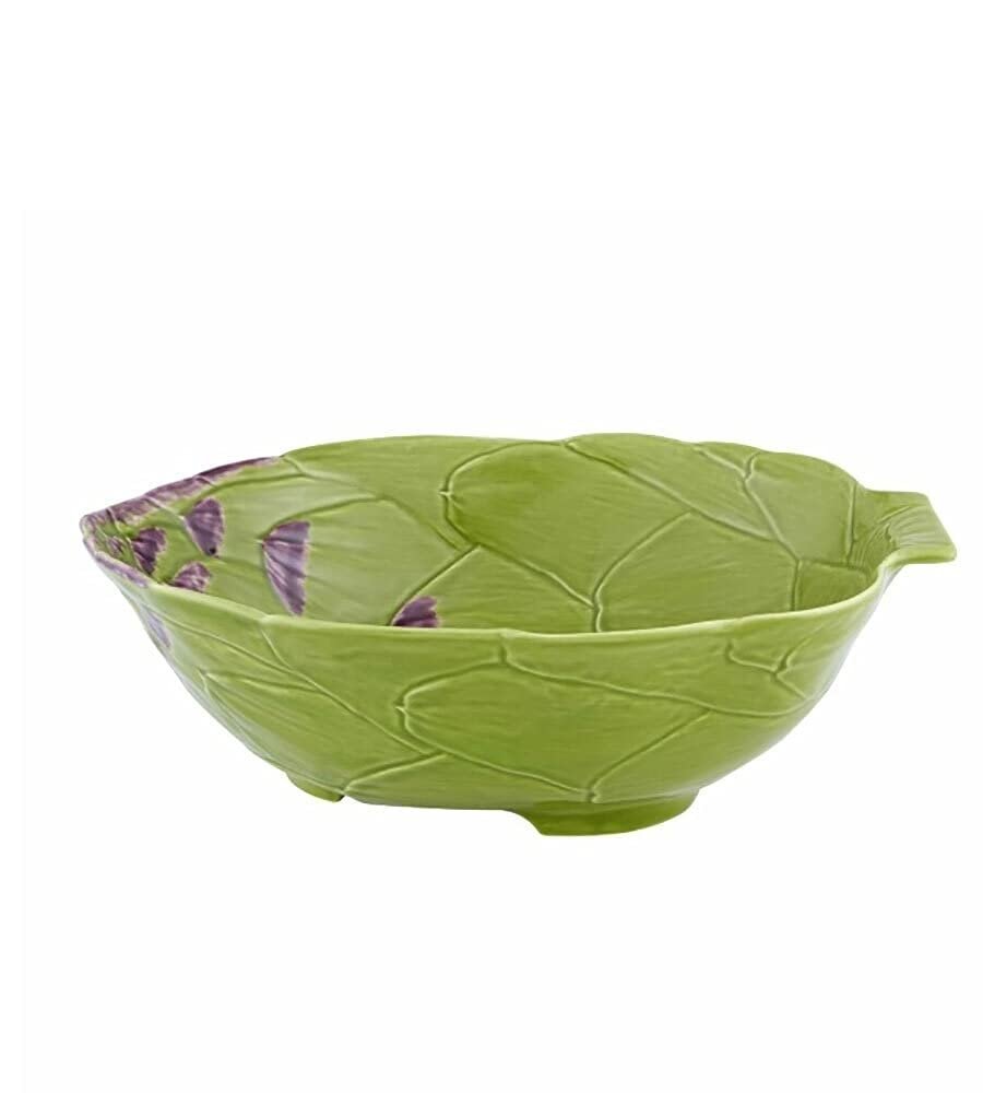 Bordallo Pinheiro Artichoke Green Bowl 7" Set of 4