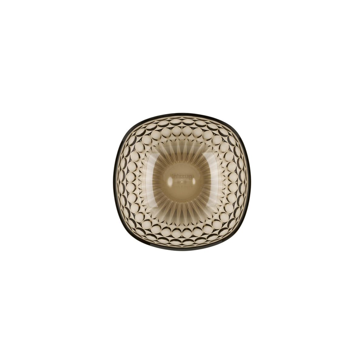Guzzini - Vanity, 16 cm container, smoke, in Bio-based SAN and Bio-based SMMA - Earth