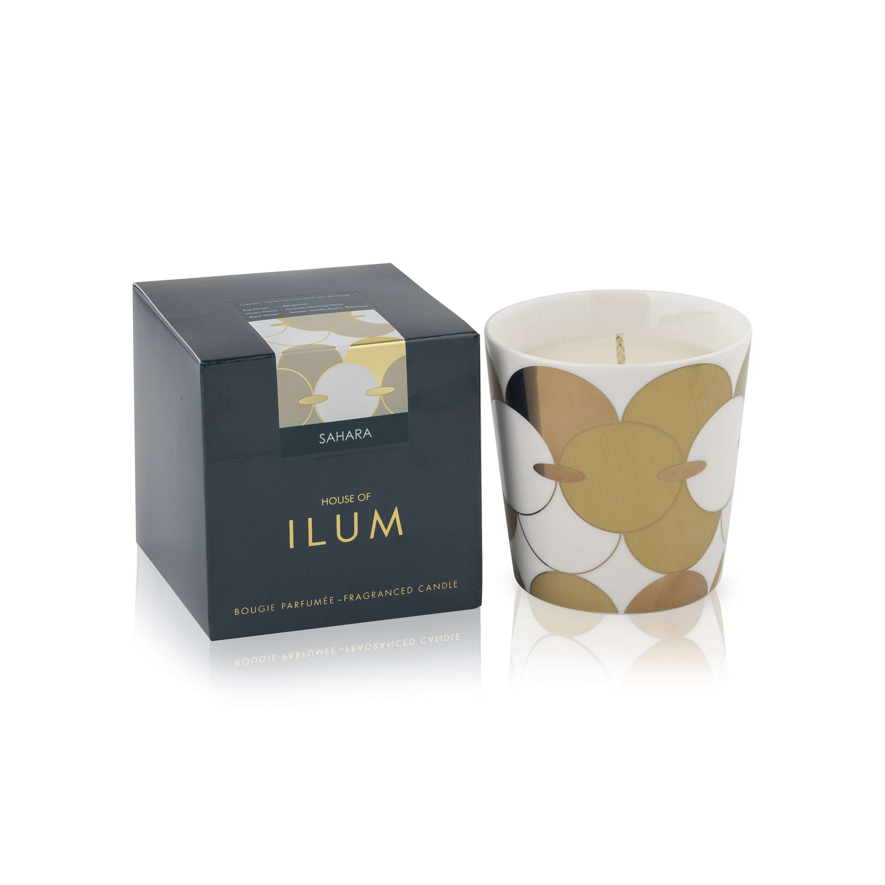 Ilum Sahara Luxury Scented Candle in decorative vase – hand-poured in Ireland