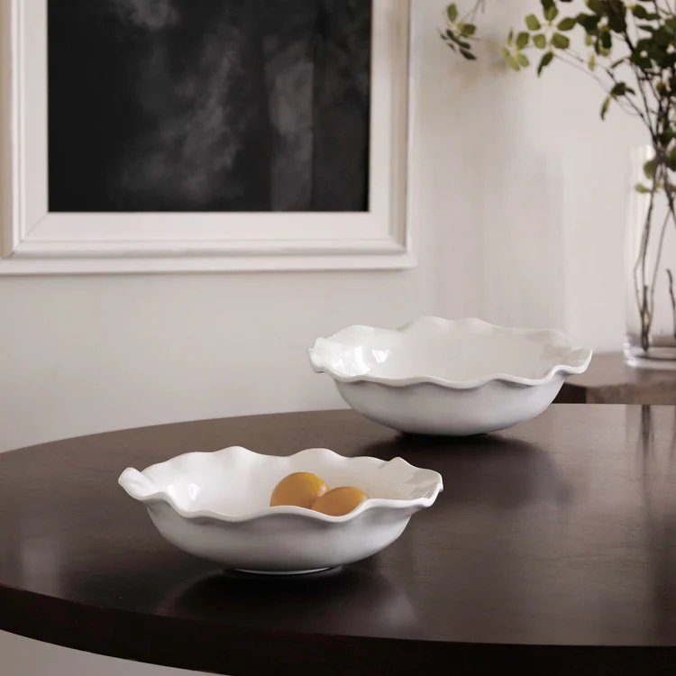 Beatriz Ball White Pasta Bowl Large Melamine Serving Bowl