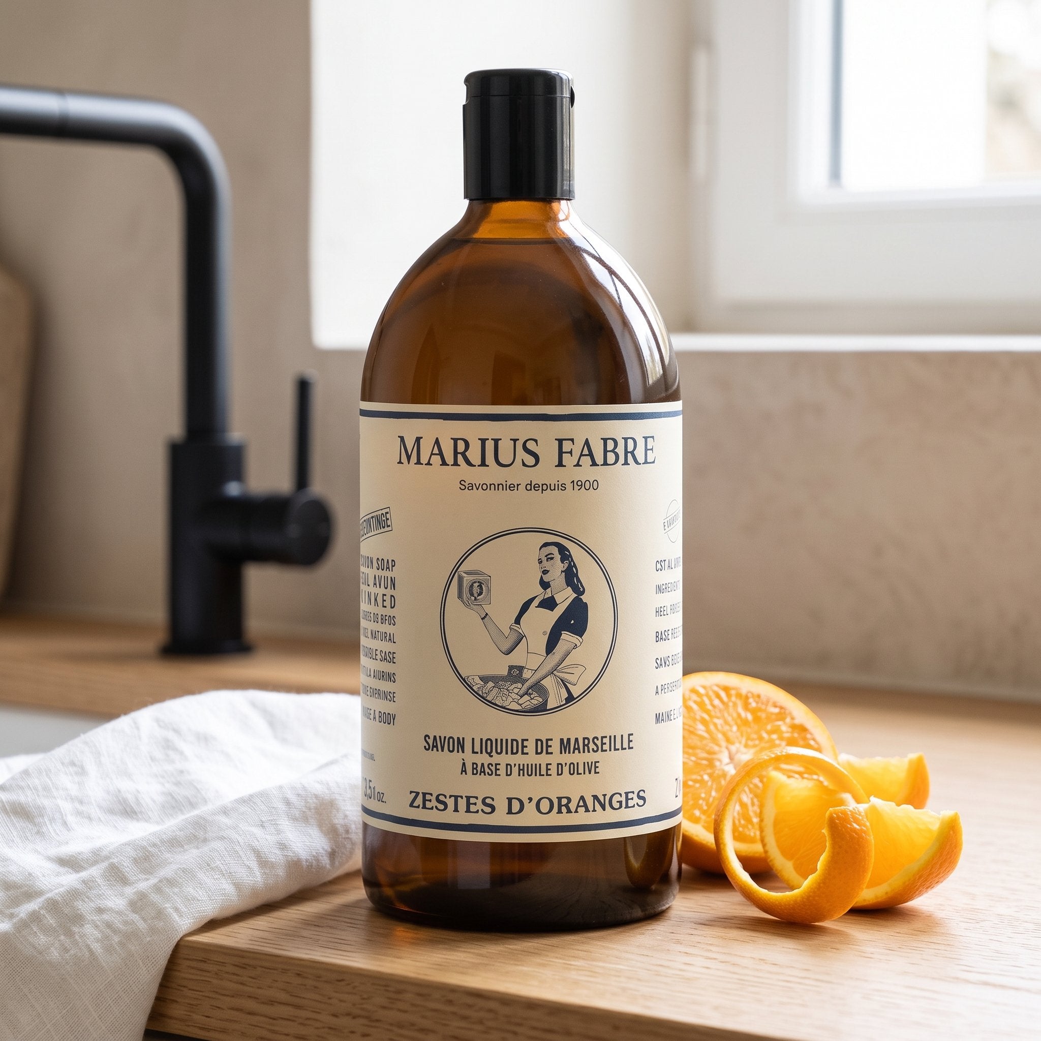 Marius Fabre Liquid Soap, olive oil and natural essential oils
