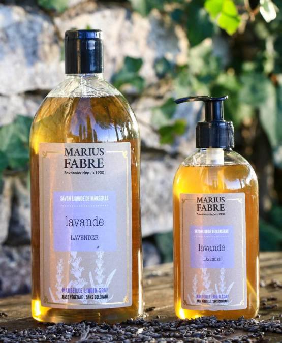 Marius Fabre Marseille Liquid Soap Sandalwood 1L No-Preservatives