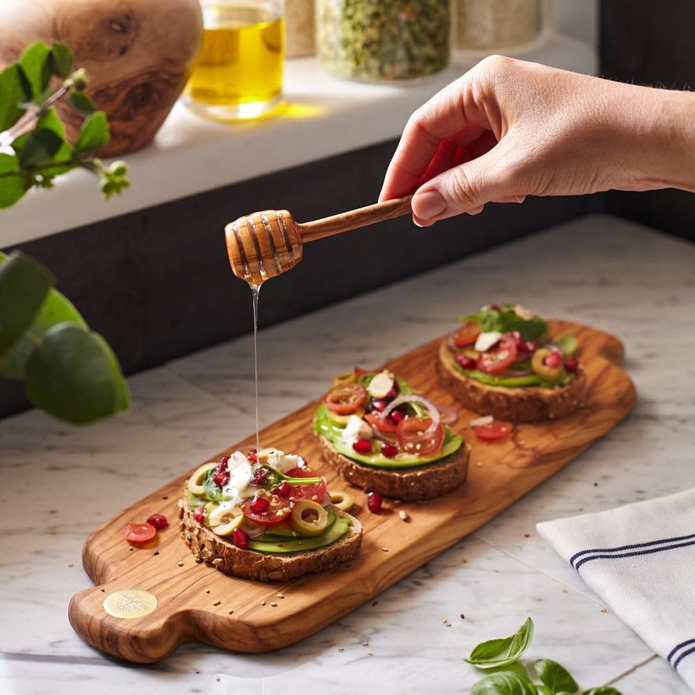 Berard Rancine Olivewood Handle Serving & Cutting Board - Thumbnail 5