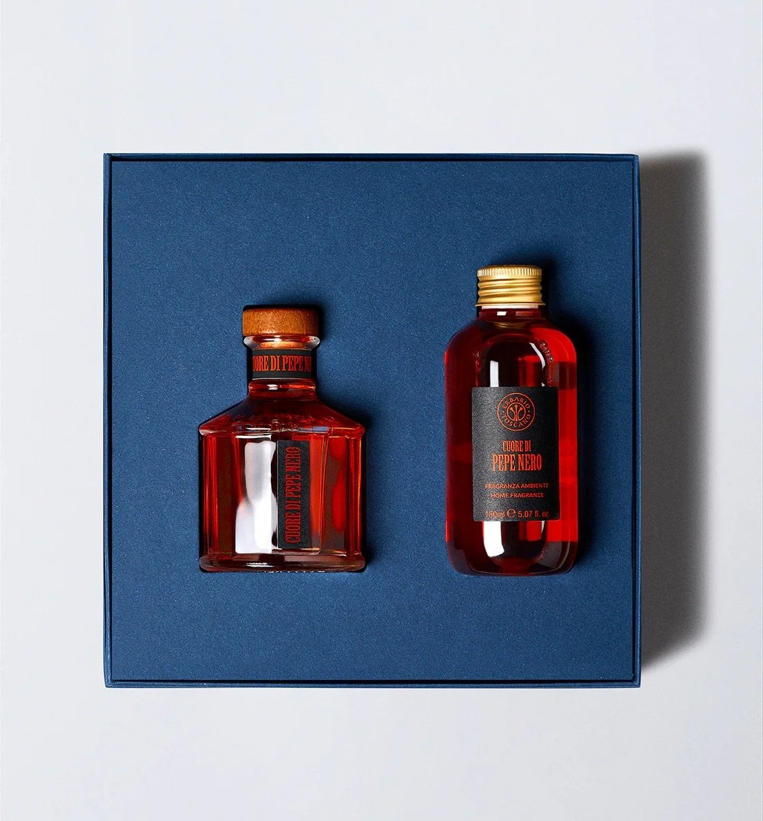 Cuore di Pepe Nero (Black Pepper) Reed Diffuser & Refill Gift Set | Small