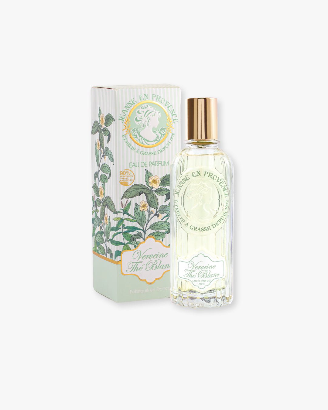 Jeanne En Provence Verbena White Tea Eau de Parfum 60ml - Fresh Citrus & Floral Fragrance