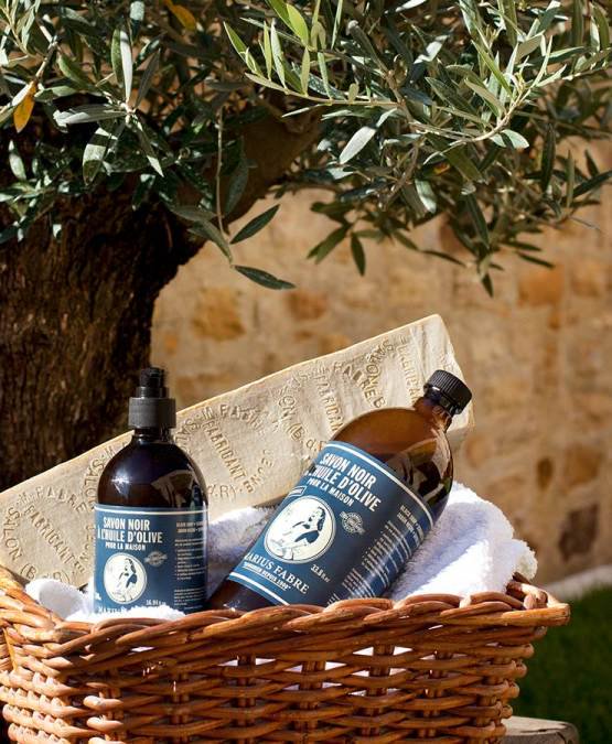 Marius Fabre Black Soap 1L Refill for 500ml Dispenser Patented Olive Oil Formula