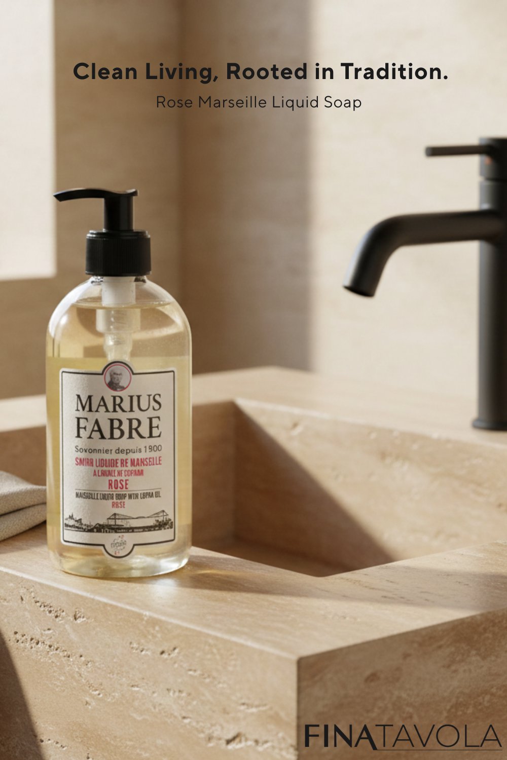 Rose Marseille Liquid Soap | 400ml by Marius Fabre