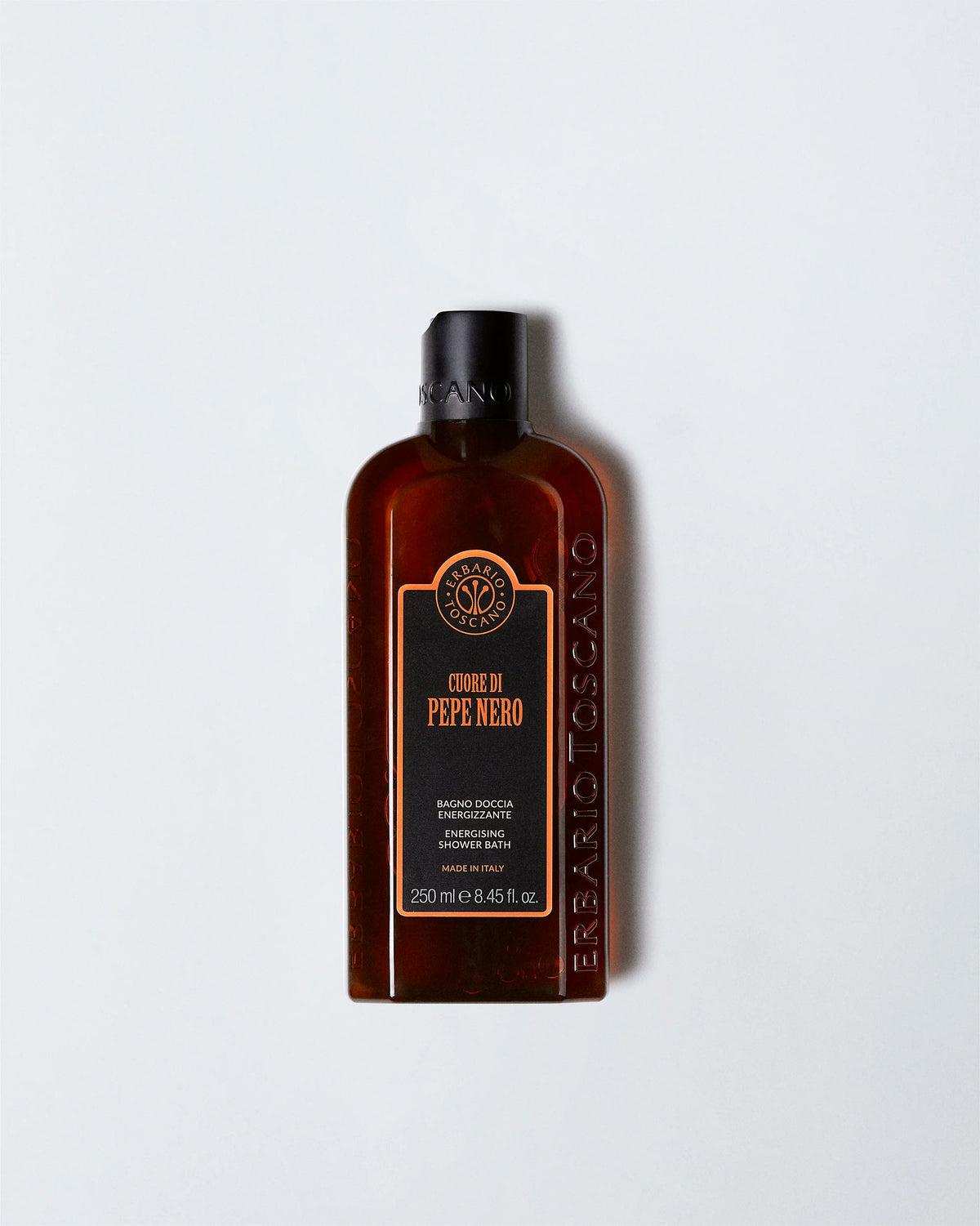 Erbario Toscano Cuore di Pepe Nero Energizing Shower Bath Gel 250ml Italy