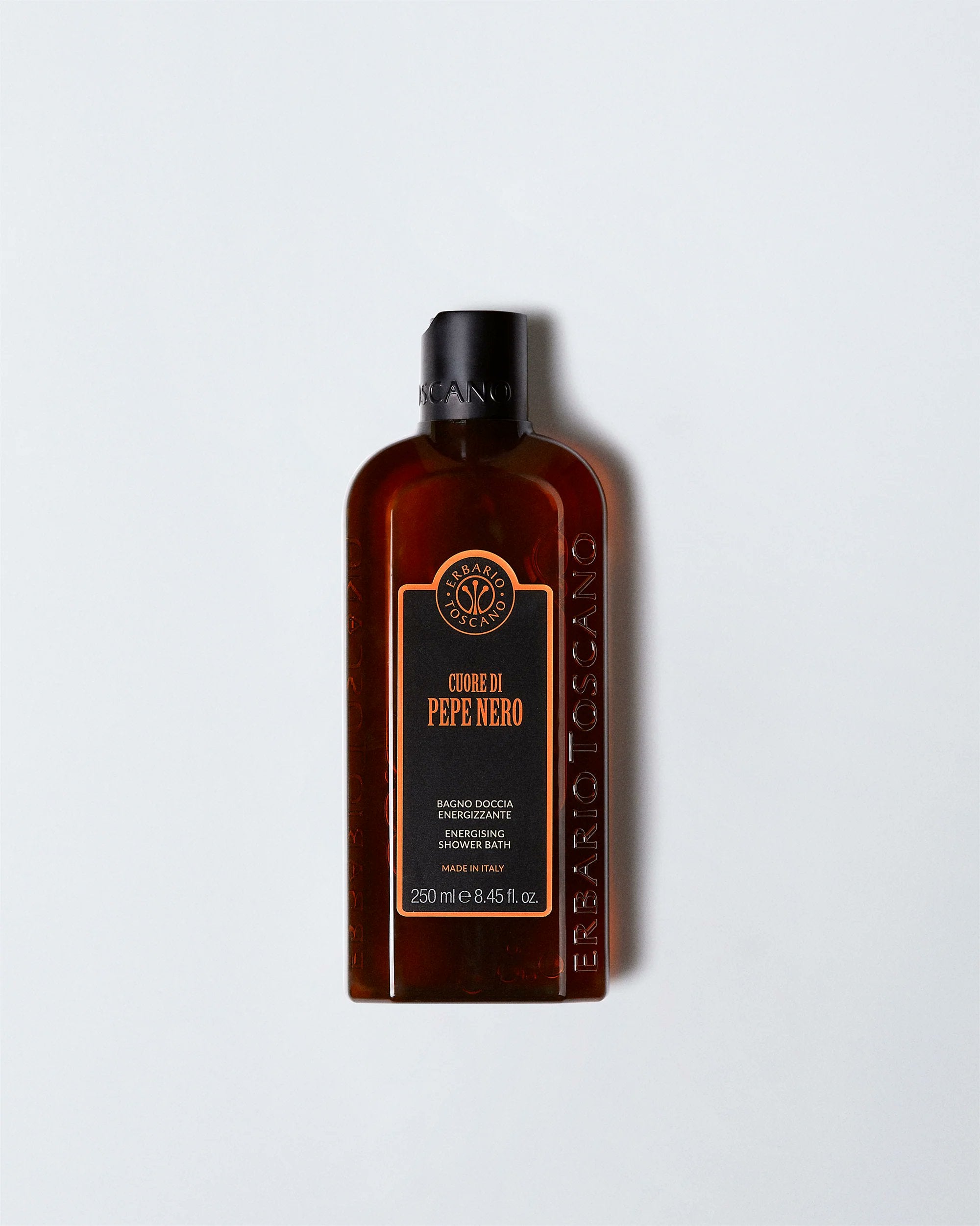 Erbario Toscano Cuore di Pepe Nero Energizing Shower Bath Gel 250ml Italy