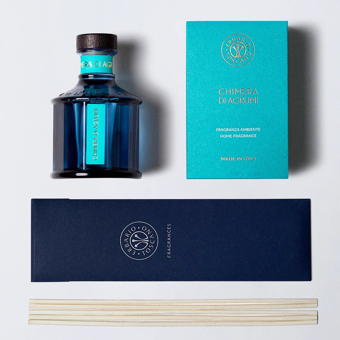 Luxury Home Fragrance Reed Diffuser Chimera Di Agrumi by Erbario Toscano 