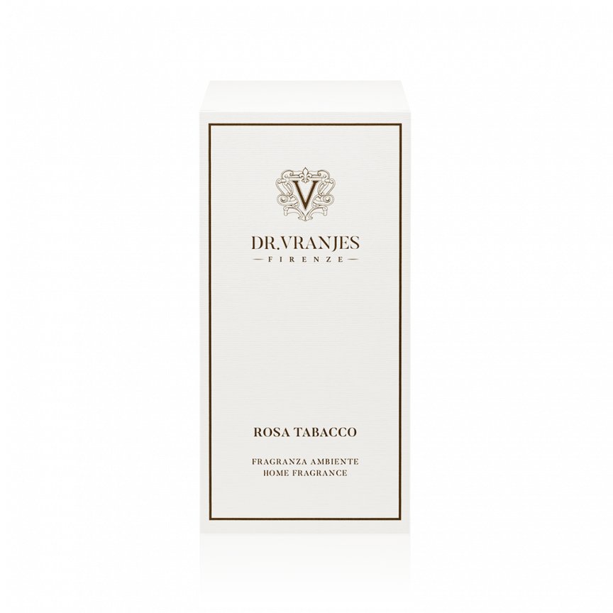 Dr. Vranjes Rosa Tabacco Luxury Reed Diffuser in Glass Bottle - Thumbnail 2