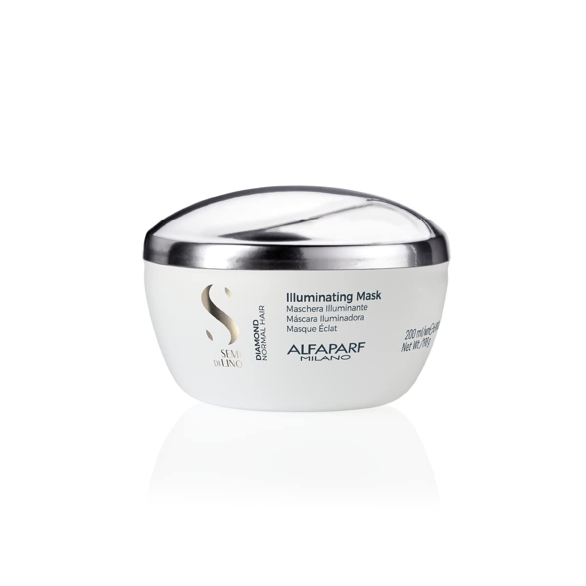 AlfaParf Milano Hair Mask Semi Di Lino Diamond Illuminating Mask (Normal Hair) 200ml