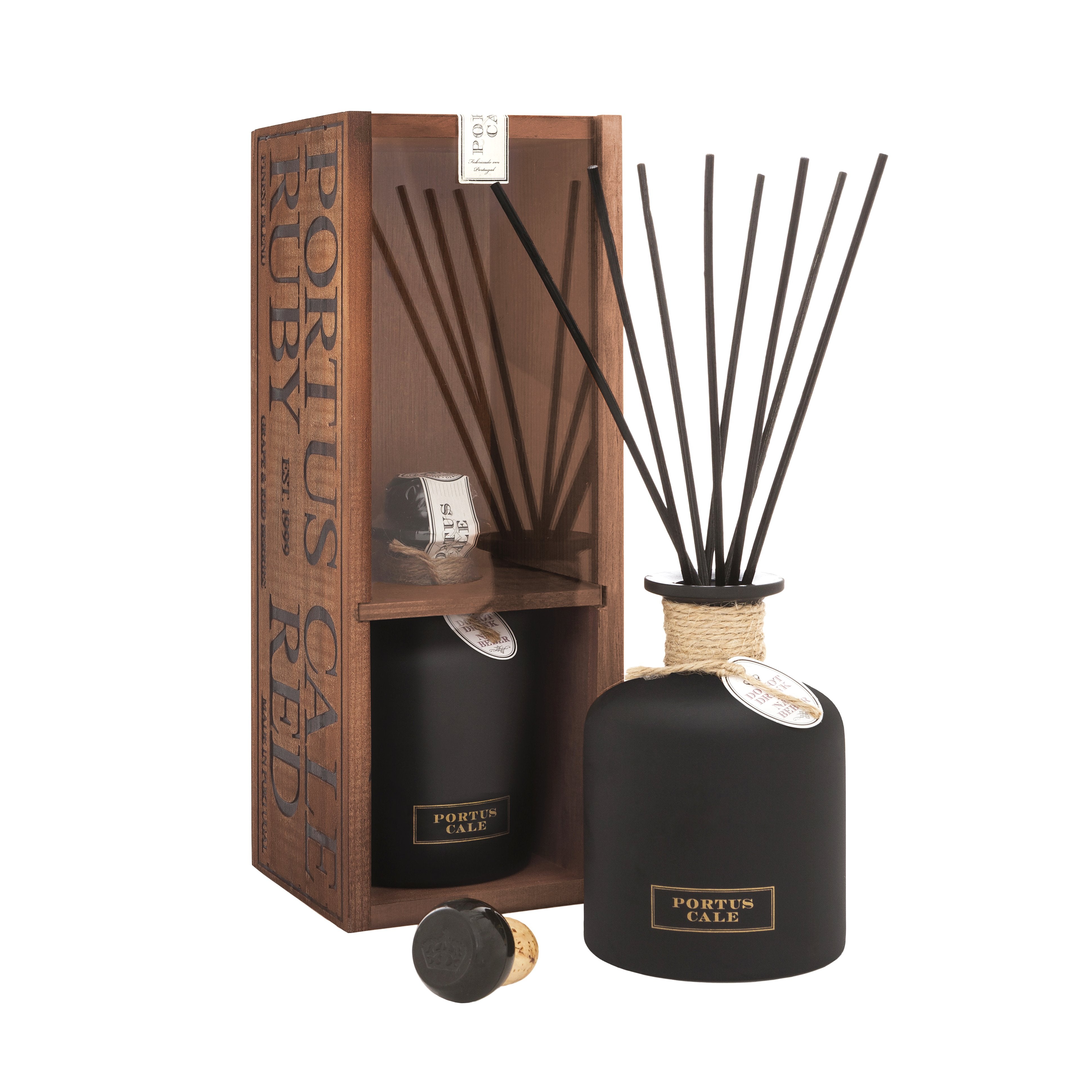 Portus Cale Ruby Red Reed Diffuser | 250ml | Grape & Red Berries