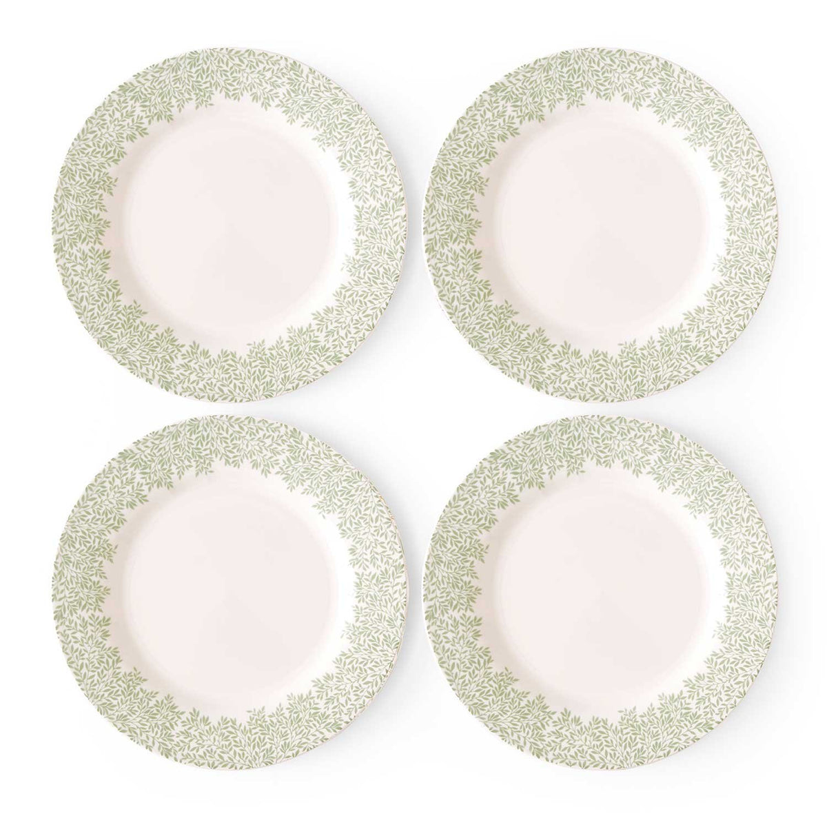 Morris & Co. 12 Piece Set |  Earthenware Dinner Set | Dinner Plate, Salad Plate, Bowl