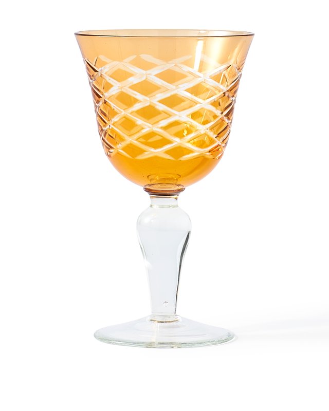 Designer PolsPotten Cuttings Multicolor Glasses – Elegant Wine Set of 6