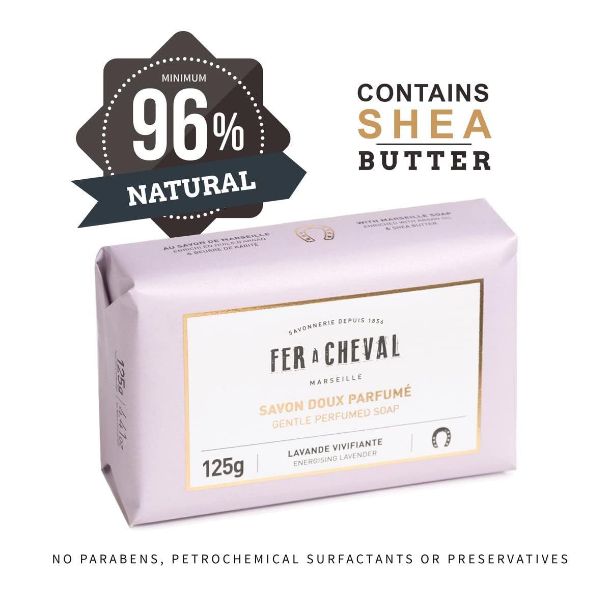Fer à Cheval Marseille Soap Bar | Argan Oil & Shea Butter | Set of 2