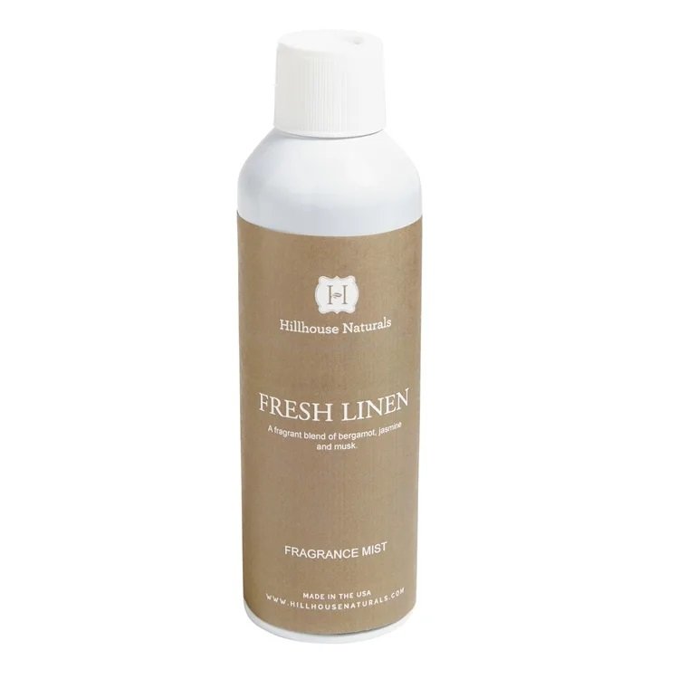 Hillhouse Naturals Fresh Linen Fragrance Mist 141g (5 oz) Spray Signature Fragrance