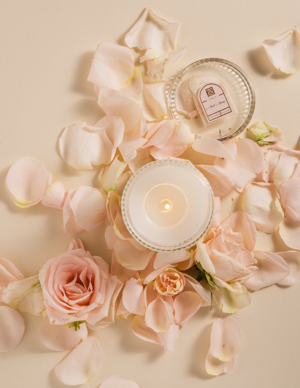 Aromatique The Smell of Spring Textured Glass 6 oz Scented Jar Candle for Home Décor and Gift