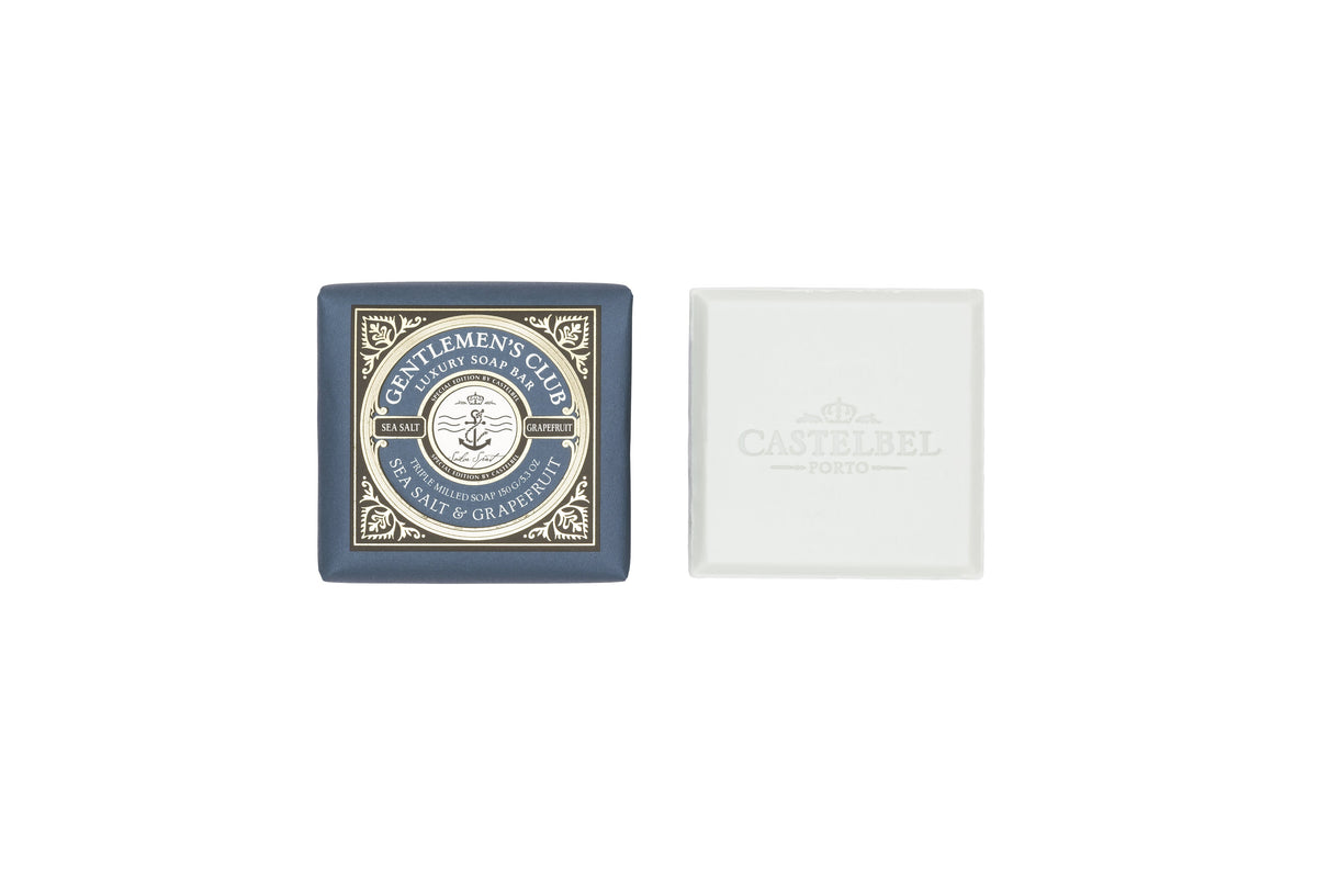Castelbel Gentlemen's Club Sea Salt & Grapefruit 150g Luxury Triple Milled Soap Bar from Portugal