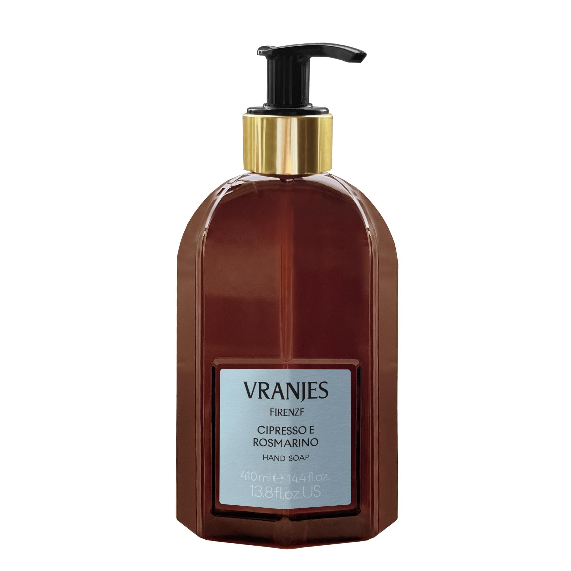 Dr. Vranjes Cipresso e Rosmarino luxury hand soap amber bottle